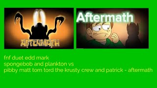 fnf duet edd & spongebob vs pibby matt tom tord krusty crew patrick - aftermath 800 subs special 1/2