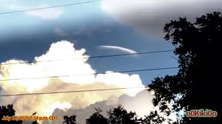 Saucer UFO or UFO Cloud Appears While Cooking Inside July, 11, 2019 7:34 p.m.