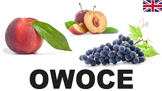 Learn Polish Vocabulary - Fruits 2 (Owoce)