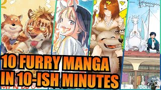 10 Furry Manga in 10 Minutes Featuring Ruridragon And More