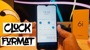 How to Change 24 Hours Time Format in Realme 6i