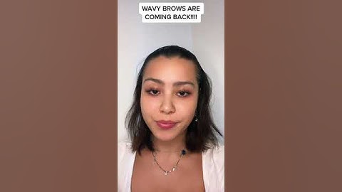 WAVY BROWS ARE COMING BACK!!!🌊 Brows done with HOLD UP! Brow wax