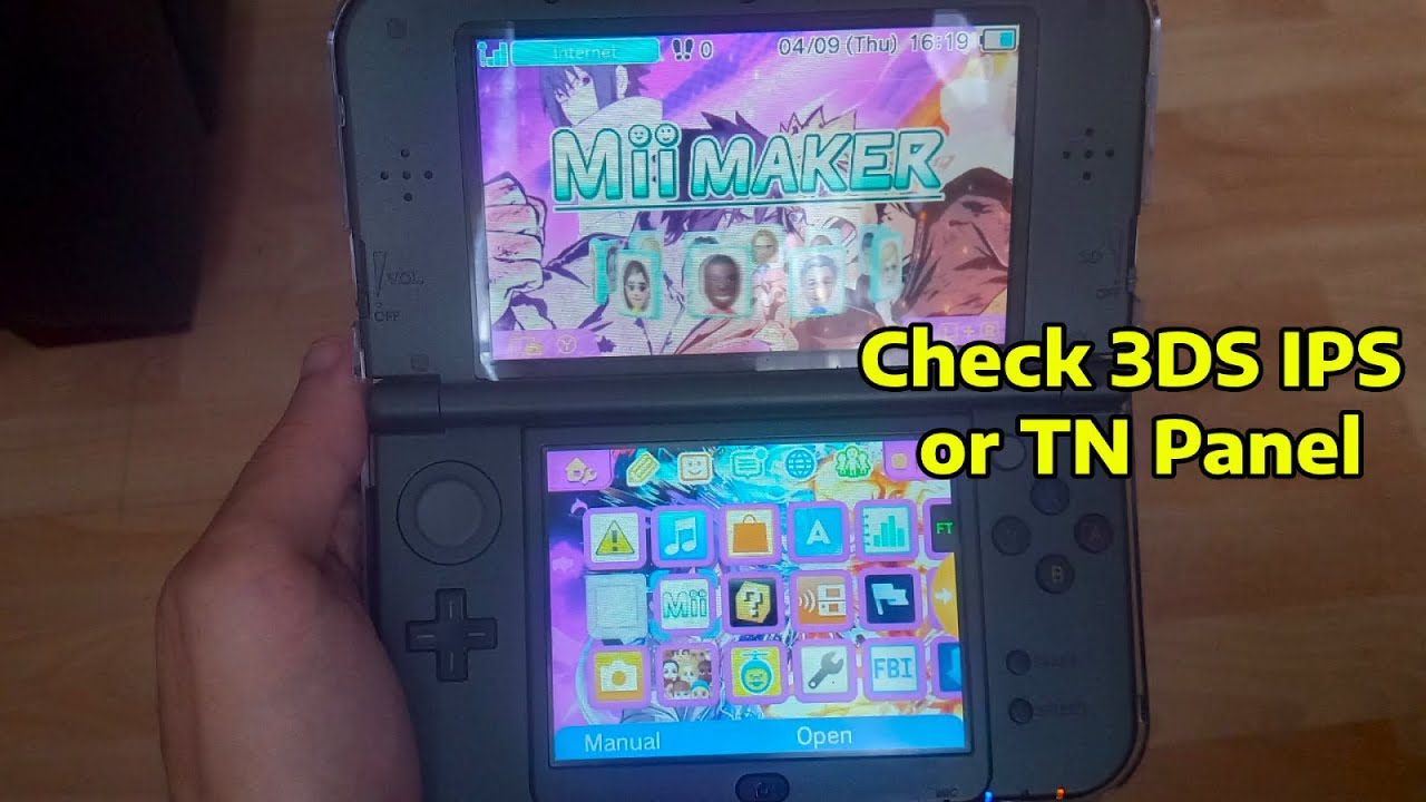 How To Check if Nintendo 3DS is IPS or TN Panel