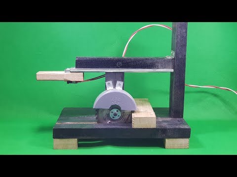 How To Make Powerful Sliding Saw 12volt With 775 Motor