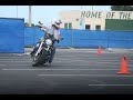 Watch this fearless female rider learn technique!