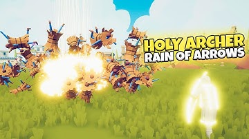 HOLY ARCHER VS EVERY FACTION. RAIN OF ARROWS | TABS MODDED GAMEPLAY