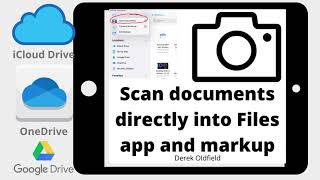 Scan Documents into Files App and Markup | iPad Support screenshot 1