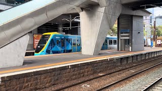Metro X'Trapolis 2.0 Arriving at North Melbourne Station on a Test Train (Not in Service)