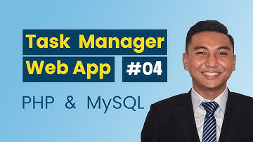 4. TASK MANAGER - Insert and Display Tasks (PHP MySQL Project Tutorial)