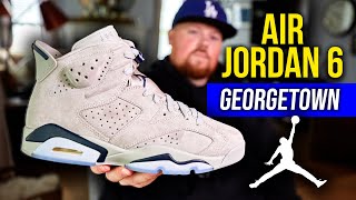 AIR JORDAN 6 GEORGETOWN | IN HAND EARLY LOOK | JORDAN OF THE YEAR?