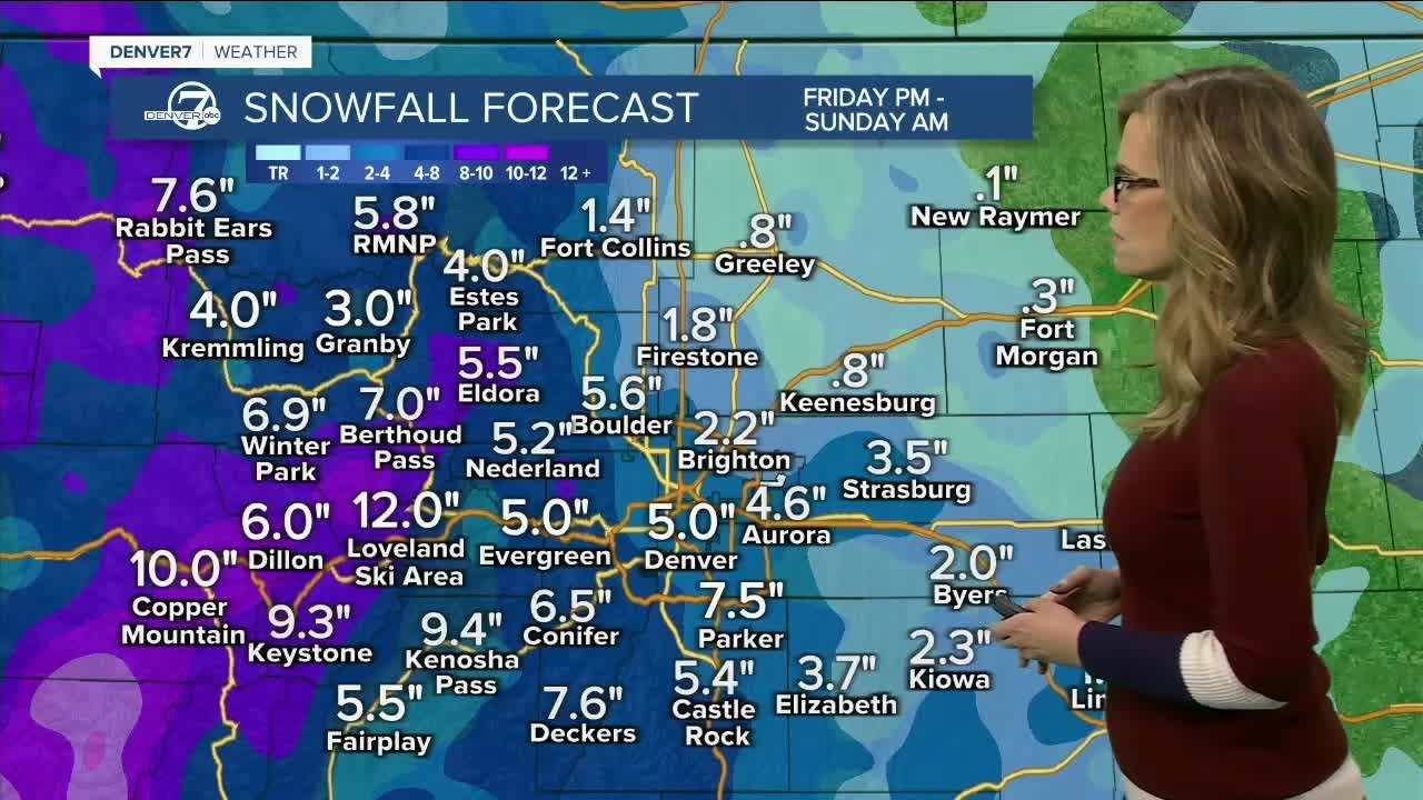 Denver metro under winter storm watch this weekend - YouTube