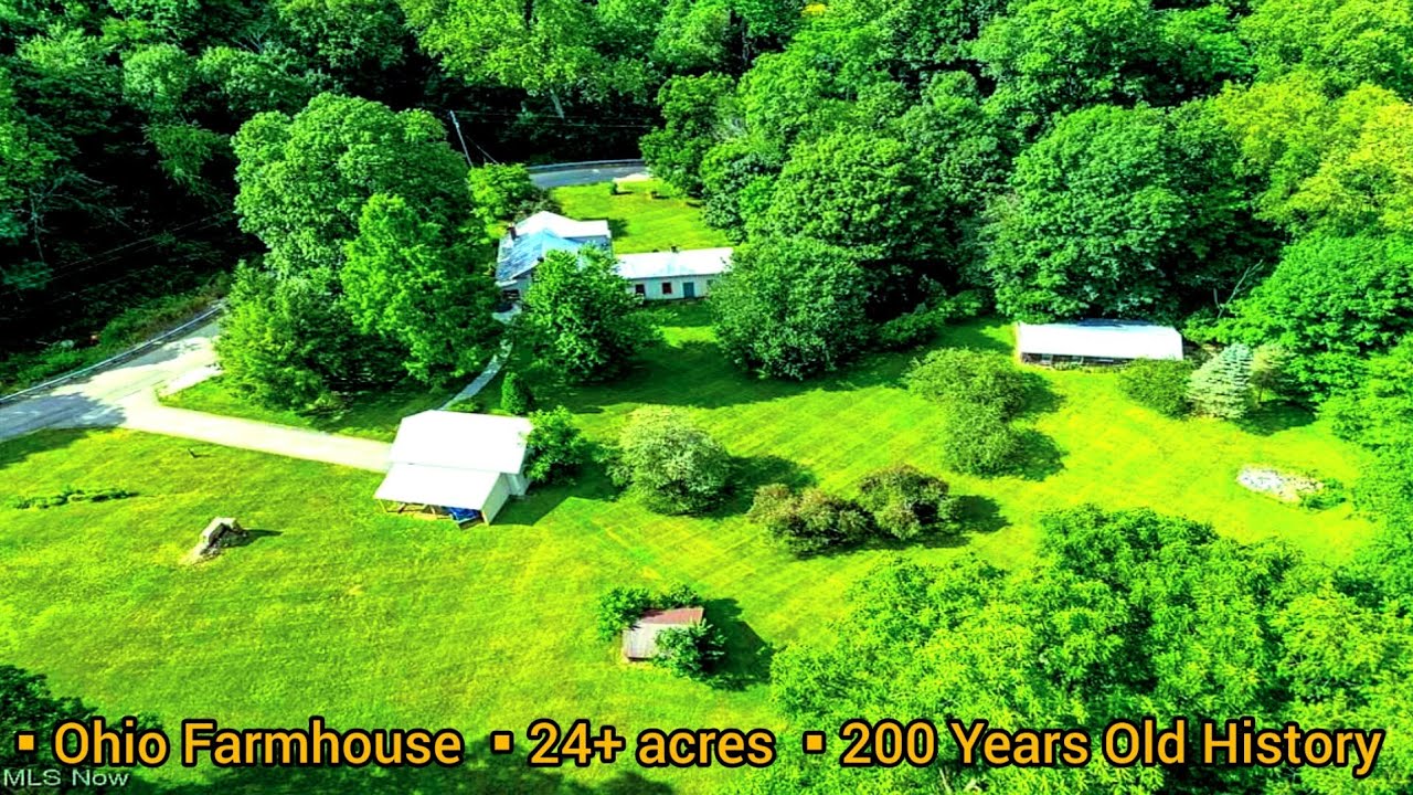 Ohio Cheap Land For Sale 495k 24+ acres Spacious Outbuildings
