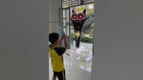 Big Nightmare CatNap Poppy Playtime chapter 3 in real life #funnyvideos  #popyplaytime