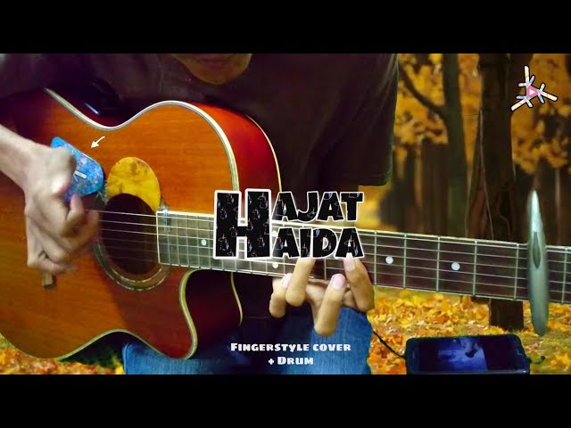 HAJAT - Haida | Fingerstyle cover + drum | Lirik | Easy Chord | Faiz Fezz class=