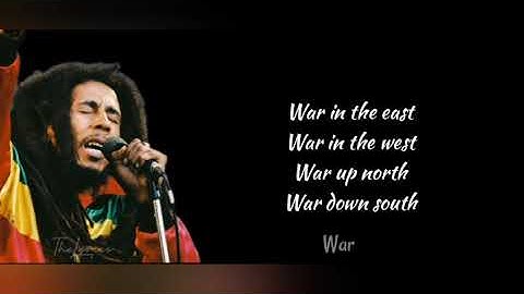 Thumbnail of Bob Marley - WAR (lyrics)