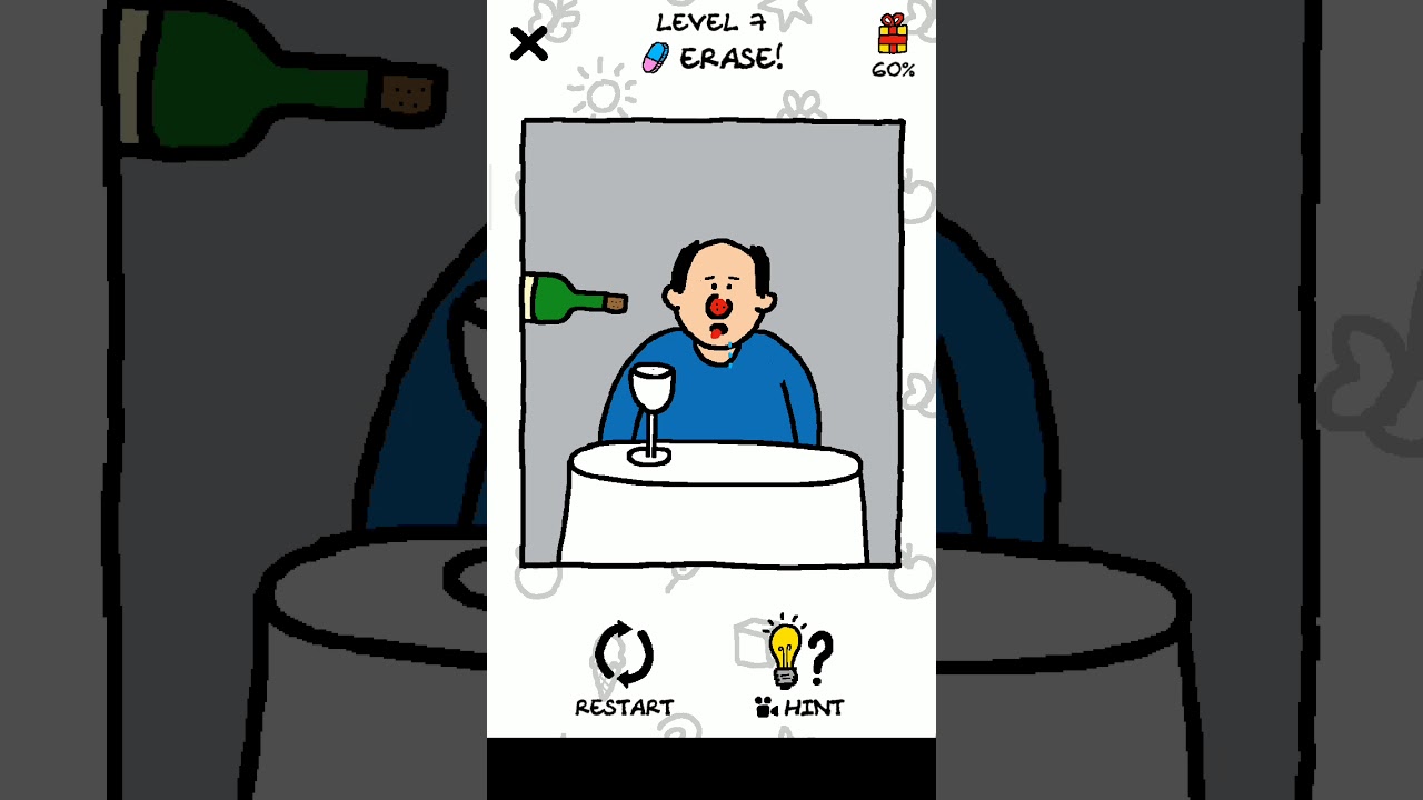 just Draw erase level 7 Gameplay Solution