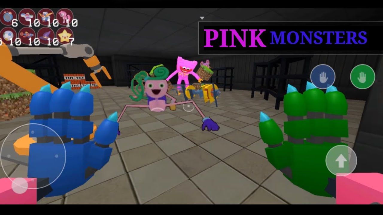 PINK Monsters Escape in Toy Fcatory horror Chapter 1! Full gameplay ...