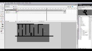 Stickman Tutorial | Macromedia Flash 8 Tutorial (Stickman Sprites Download)