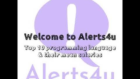 Top Ten Programming Languages and their Mean salary | #programming Language #python