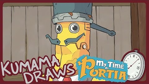 My Time at Portia: Ack || Art Time Lapse