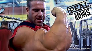 REAL ARMS - HARDCORE TRICEPS AND BICEPS TRAINING - JAY CUTLER ARM DAY MOTIVATION