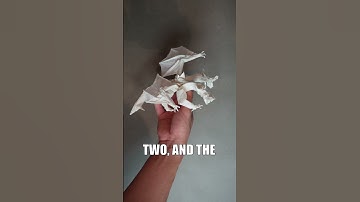 Why should you make Origami Dragons? #origamipaper #origami #origamidragon