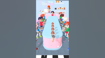 Ice Cream Stack Game 😂 #funny #games #shorts #gameshorts
