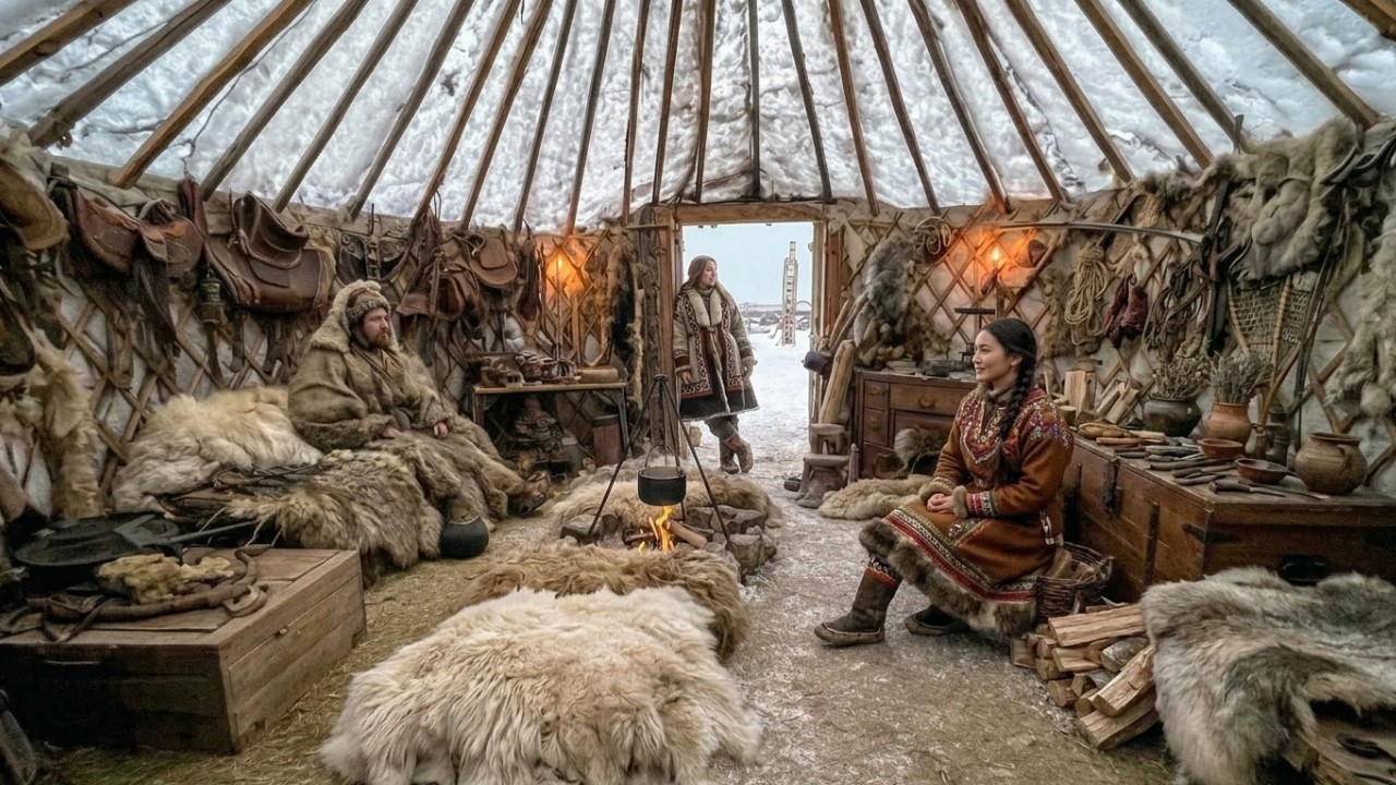 Mongolian Nomadic Life | Livestock, Cooking & Mountain Survival - YouTube