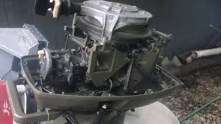 1972 20hp Johnson idle problem Ep. 1