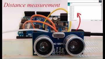 How to measure distance with Arduino Uno and ultrasonic sensor  HCSR04