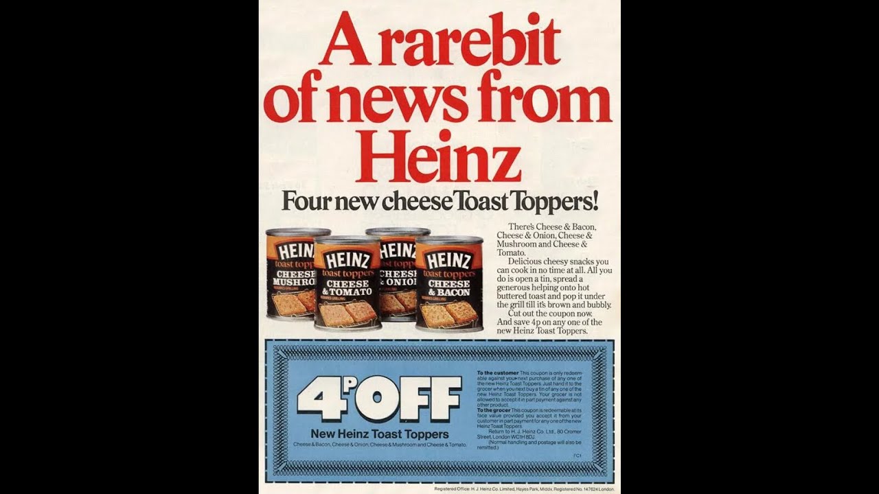 80s TV Advertising of UK Food, Ready meals & indoor foods