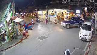 🔴 Piri Piri Mediterranean Bar &amp; Grill | Lamai | Koh Samui | Thailand | Live Street Webcam | 1440p