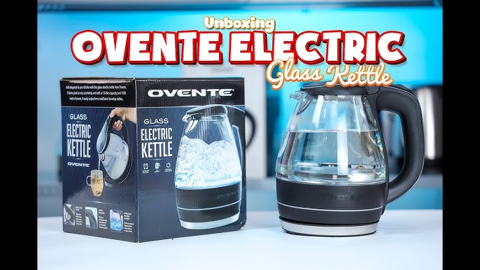Ovente Electric Kettle, Boiling Water Demo, Model KG83B