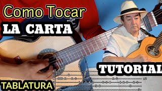 Video-Miniaturansicht von „LA CARTA Joaquín Bedoya TABLATURA REQUINTO TUTORIAL“