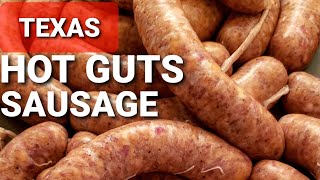 Texas Sausage Recipe - How To Make Texas Hot Guts Sausage