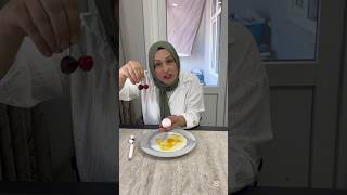 Boya accidentally cracked the egg and a cherry came out, who ate the cherry that came out #shotrs...