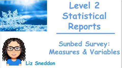 Exemplar L2 stats reports: Measures and Variables