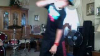 Austin playing Drums and doing the Dougie at Private Ustream