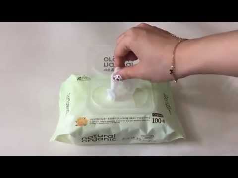 natural organic baby wipes smart cap-네츄럴오가닉 물티슈 스마트캡형
