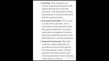 O2C process and steps