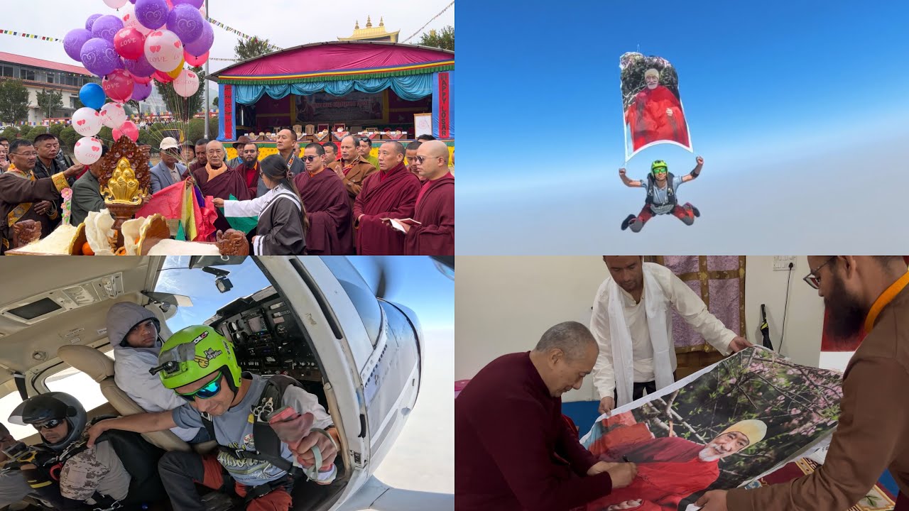 From Beginning to Now:Khen Rinpoche Tsering   Dorjee’s inspiring journey!Photos,videos & Skydiving 