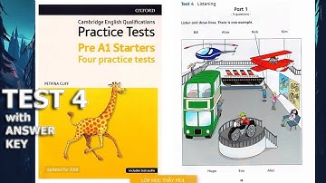 Starters OXFORD Four Practice Tests - Listening Test 4 | Lớp Học Thầy Mol