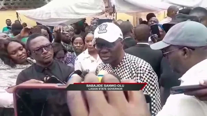 LAGOS LGA ELECTIONS:  SANWO OLU CAST BALLOT | News clip | NTA News24