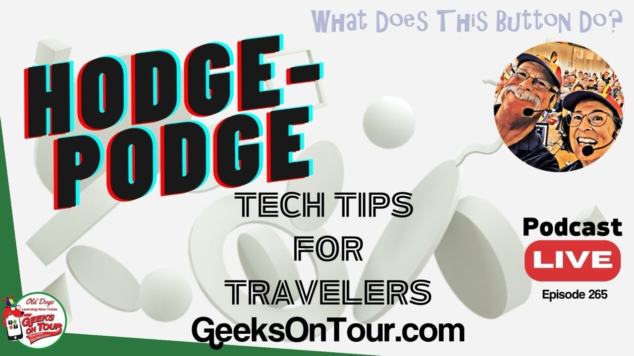 Tech Tips for Travelers Podcast - YouTube