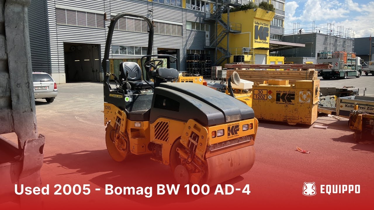 Used 2005 - Bomag BW 100 AD-4 | Used tandem roller | equippo.com | Used heavy equipment