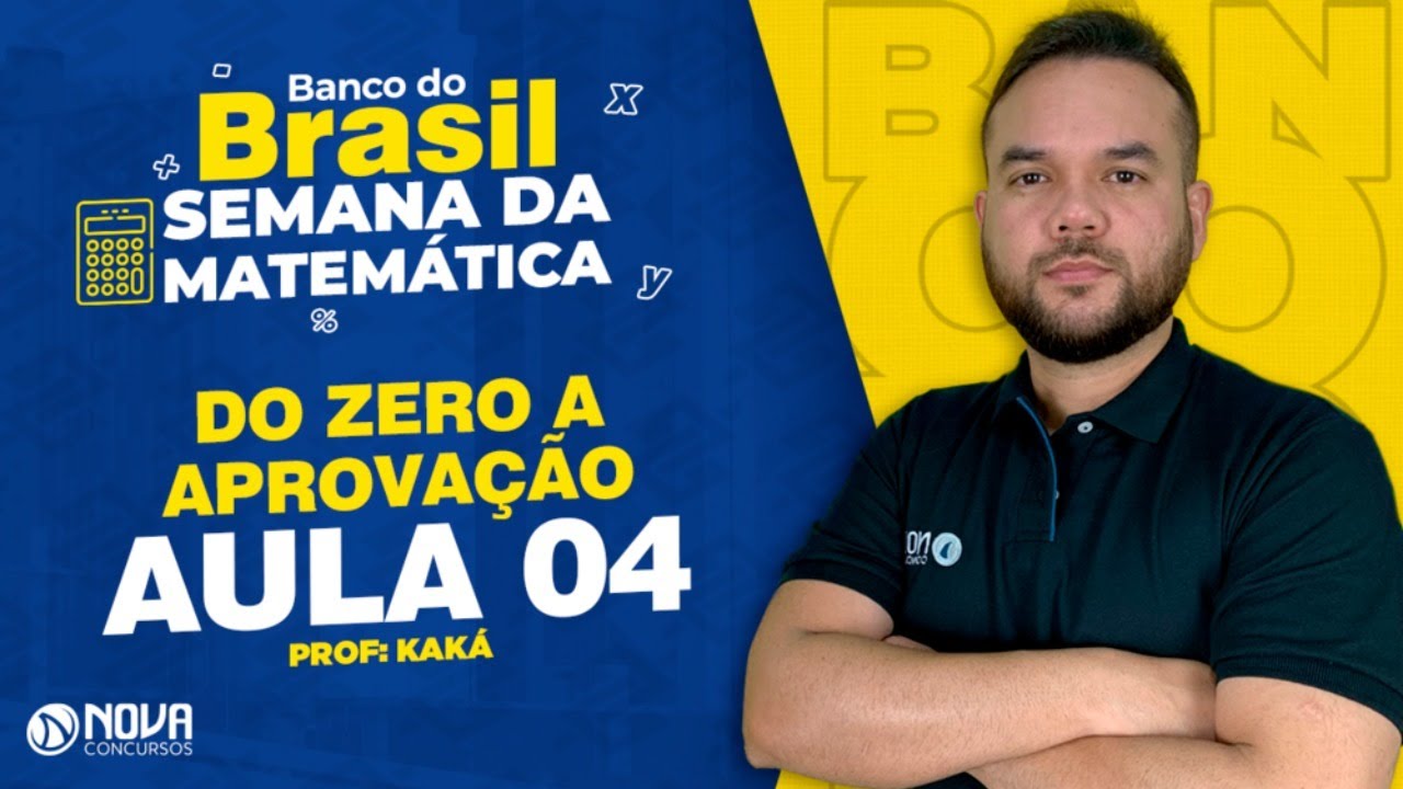 Concurso Banco do Brasil 2021: Matemática - Funções Exponenciais!