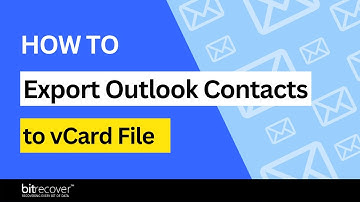 How to Export Outlook Contacts to vCard File Easily?