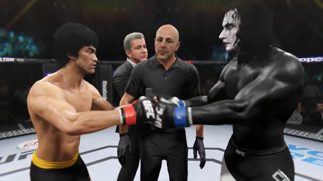 Bruce Lee vs. The Crow (Brandon Lee) - EA Sports UFC 2 - Epic Battle 💯 🐲  - Dragon Fights 🐉 - YouTube