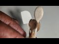 MINI Wooden Spoons and Polymer Clay Spatula- Rooming House Dollhouse