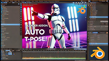 Make Animation Retargeting Easier | Auto Skeleton T-Pose Addon for Blender | Official Showcase